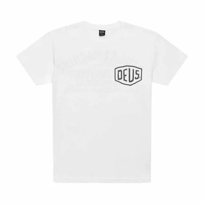 Mens Deus Ex Machina Tees Venice Address 8211 White White Mens Deus Ex Machina Tees Venice Address 8211 White White