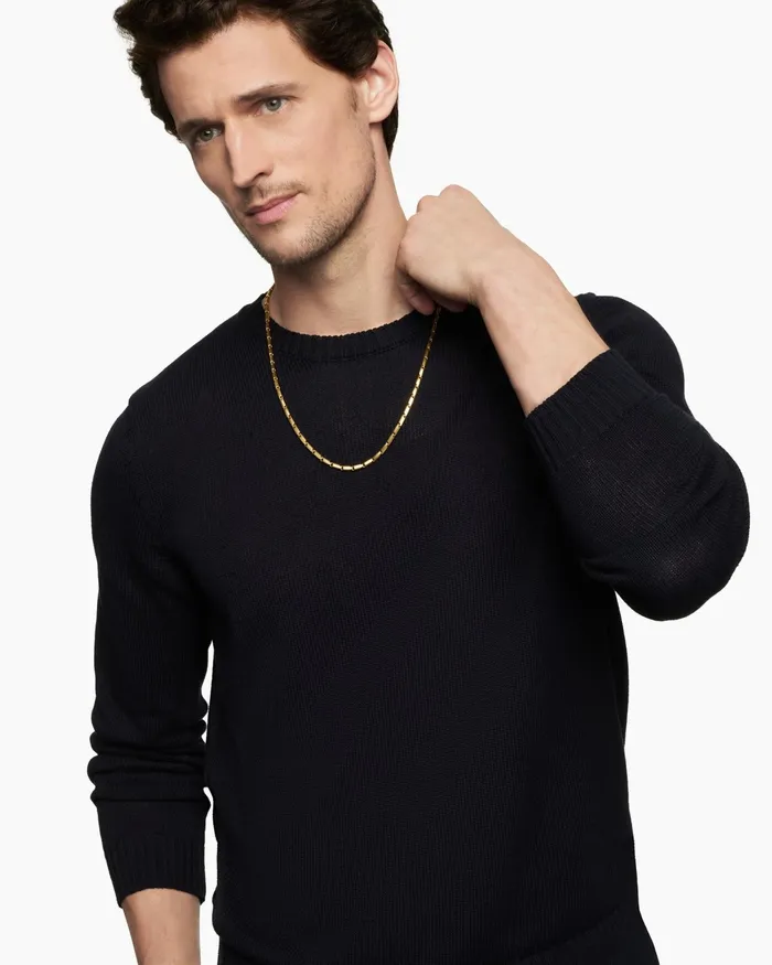 Mens Streamline Chain Necklace In 18K Yellow Gold 3mm Men David Yurman Chains Mens Streamline Chain Necklace In 18K Yellow Gold 3mm Men David Yurman Chains