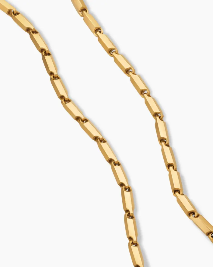 Mens Streamline Chain Necklace In 18K Yellow Gold 3mm Men David Yurman Chains Mens Streamline Chain Necklace In 18K Yellow Gold 3mm Men David Yurman Chains