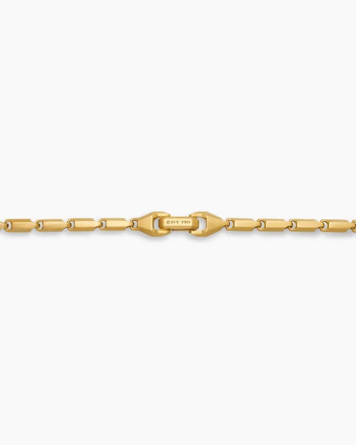 Mens Streamline Chain Necklace In 18K Yellow Gold 3mm Men David Yurman Chains Mens Streamline Chain Necklace In 18K Yellow Gold 3mm Men David Yurman Chains
