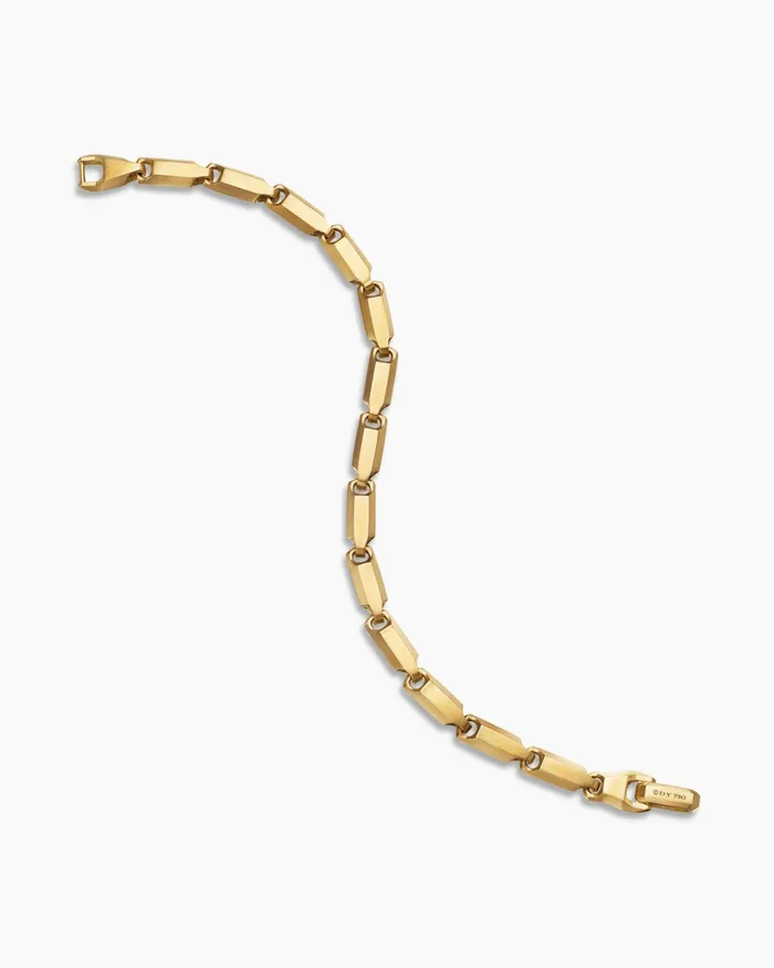 Mens Streamline Link Bracelet In 18K Yellow Gold 6mm Men David Yurman Chain Mens Streamline Link Bracelet In 18K Yellow Gold 6mm Men David Yurman Chain
