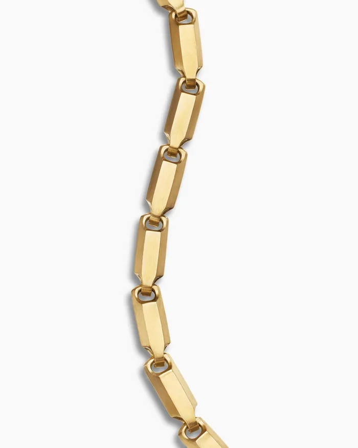 Mens Streamline Link Bracelet In 18K Yellow Gold 6mm Men David Yurman Chain Mens Streamline Link Bracelet In 18K Yellow Gold 6mm Men David Yurman Chain