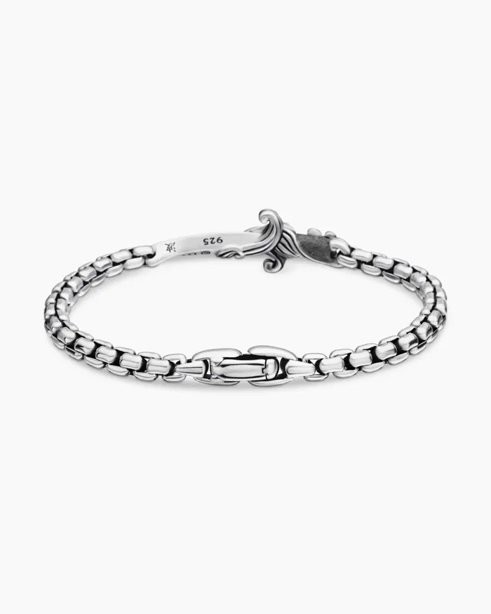 Mens Waves Dagger Bracelet In Sterling Silver 5mm Men David Yurman Chain Mens Waves Dagger Bracelet In Sterling Silver 5mm Men David Yurman Chain