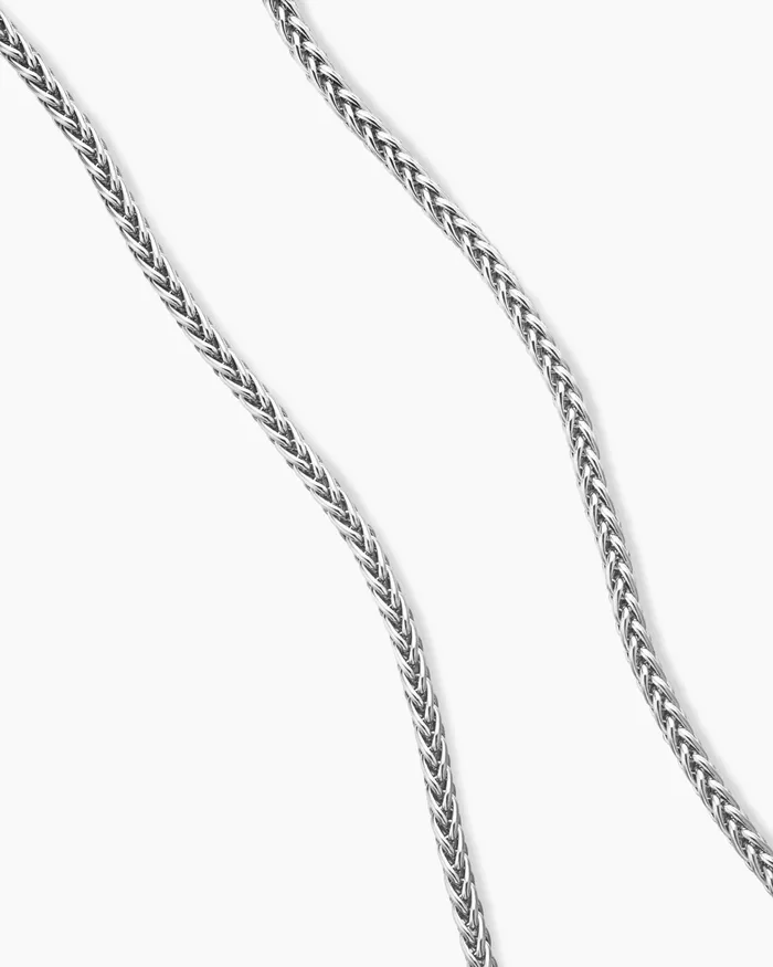 Mens Wheat Chain Necklace In Sterling Silver 25mm Men David Yurman Chains Mens Wheat Chain Necklace In Sterling Silver 25mm Men David Yurman Chains