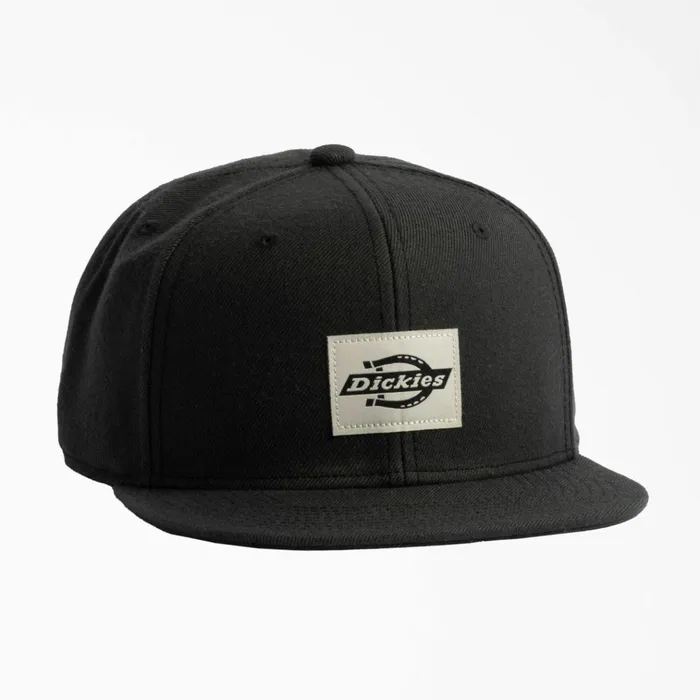 Mid Pro Flat Brim Hat Black Black bk Men Dickies Hats and Beanies