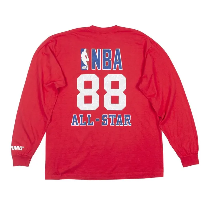 Mitchell and Ness Aape Longsleeve Tee AllStar Men TShirts and Tops Mitchell and Ness Aape Longsleeve Tee AllStar Men TShirts and Tops