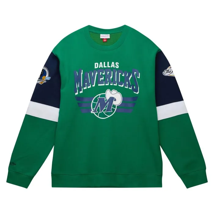 Mitchell and Ness All Over Crew 30 Dallas Mavericks Men Hoodies and Sweatshirts Mitchell and Ness All Over Crew 30 Dallas Mavericks Men Hoodies and Sweatshirts