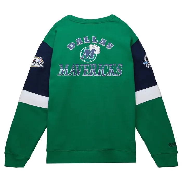 Mitchell and Ness All Over Crew 30 Dallas Mavericks Men Hoodies and Sweatshirts Mitchell and Ness All Over Crew 30 Dallas Mavericks Men Hoodies and Sweatshirts