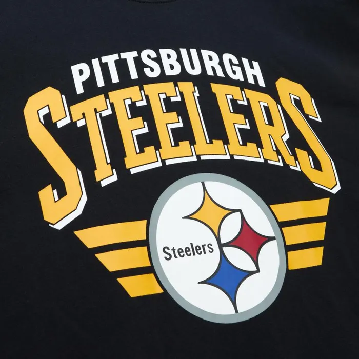 Mitchell and Ness All Over Crew 30 Pittsburgh Steelers Men Hoodies and Sweatshirts Mitchell and Ness All Over Crew 30 Pittsburgh Steelers Men Hoodies and Sweatshirts