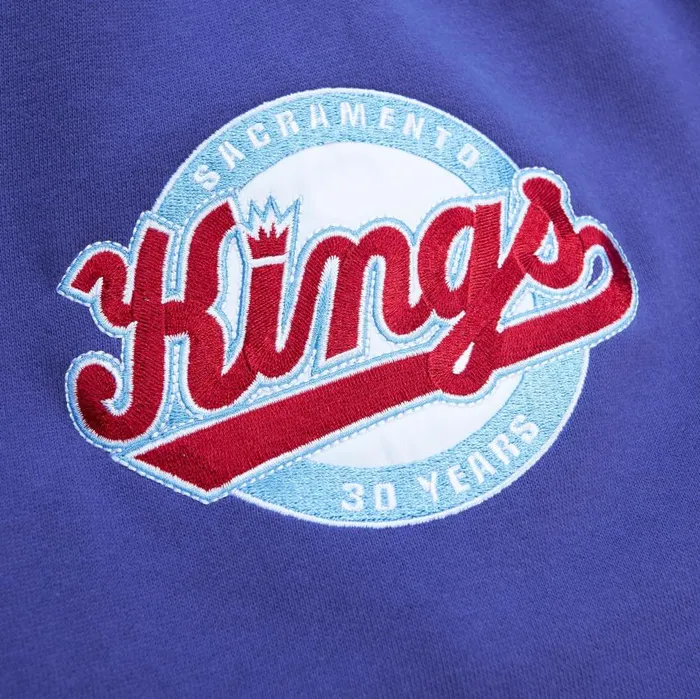 Mitchell and Ness All Over Crew 30 Sacramento Kings Men Hoodies and Sweatshirts Mitchell and Ness All Over Crew 30 Sacramento Kings Men Hoodies and Sweatshirts