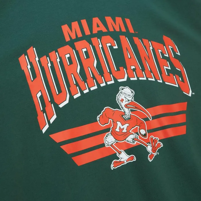 Mitchell and Ness All Over Crew 30 University Of Miami Men Hoodies and Sweatshirts Mitchell and Ness All Over Crew 30 University Of Miami Men Hoodies and Sweatshirts