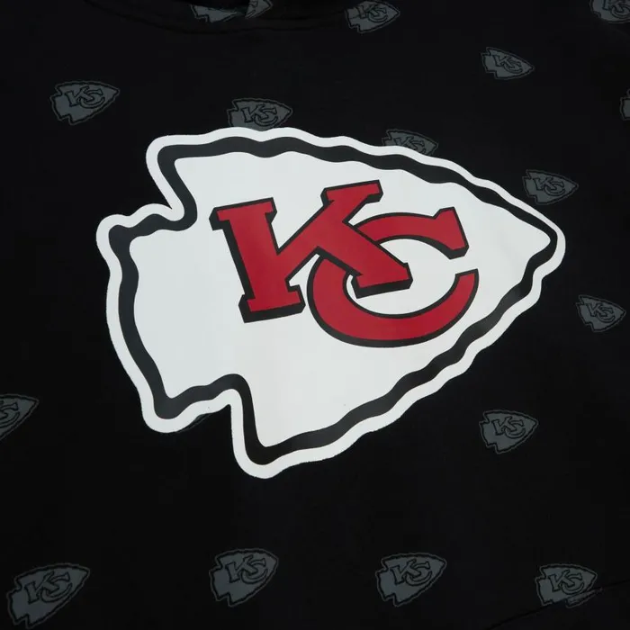 Mitchell and Ness AOP Fleece Hoodie Kansas City Chiefs Men Hoodies and Sweatshirts Mitchell and Ness AOP Fleece Hoodie Kansas City Chiefs Men Hoodies and Sweatshirts