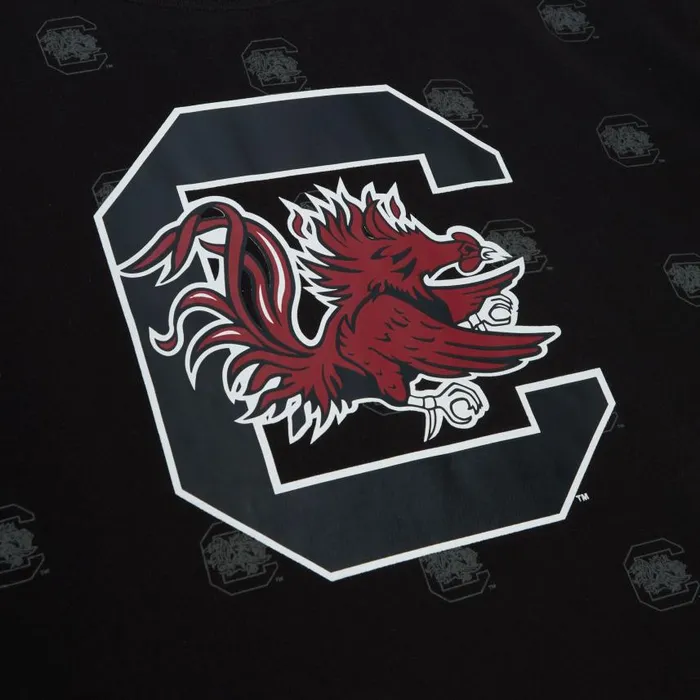 Mitchell and Ness AOP SS Top University Of South Carolina Men TShirts and Tops Mitchell and Ness AOP SS Top University Of South Carolina Men TShirts and Tops