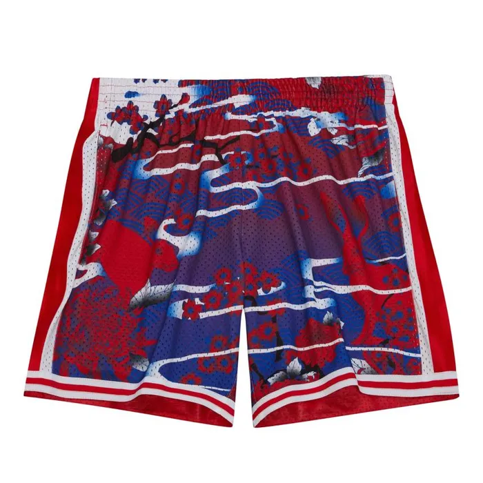 Mitchell and Ness Asian Heritage Swingman Philadelphia 76ers 1998 Shorts 50 Men Shorts