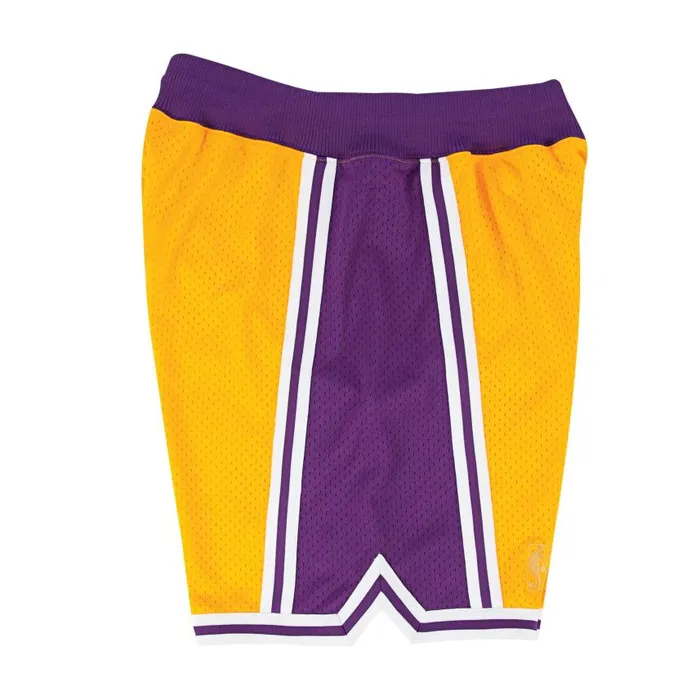 Mitchell and Ness Authentic Shorts Los Angeles Lakers Home 199697 Men Shorts Mitchell and Ness Authentic Shorts Los Angeles Lakers Home 199697 Men Shorts