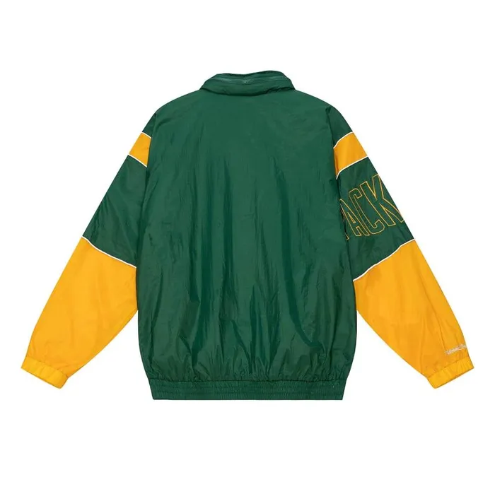 Mitchell and Ness Authentic Sideline Jacket Green Bay Packers Men Jackets and Outerwear Mitchell and Ness Authentic Sideline Jacket Green Bay Packers Men Jackets and Outerwear