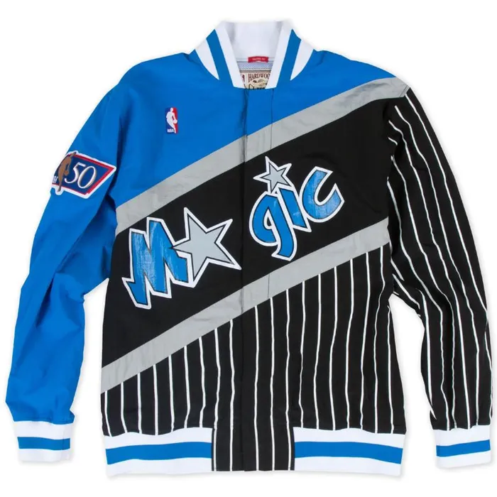 Mitchell and Ness Authentic Warm Up Jacket Orlando Magic 199697 Men Jackets and Outerwear Mitchell and Ness Authentic Warm Up Jacket Orlando Magic 199697 Men Jackets and Outerwear