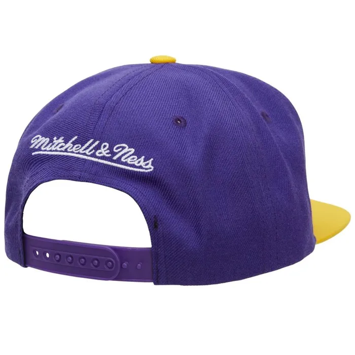 Mitchell and Ness B2B Snapback HWC Los Angeles Lakers Men Hats and Headwear Mitchell and Ness B2B Snapback HWC Los Angeles Lakers Men Hats and Headwear