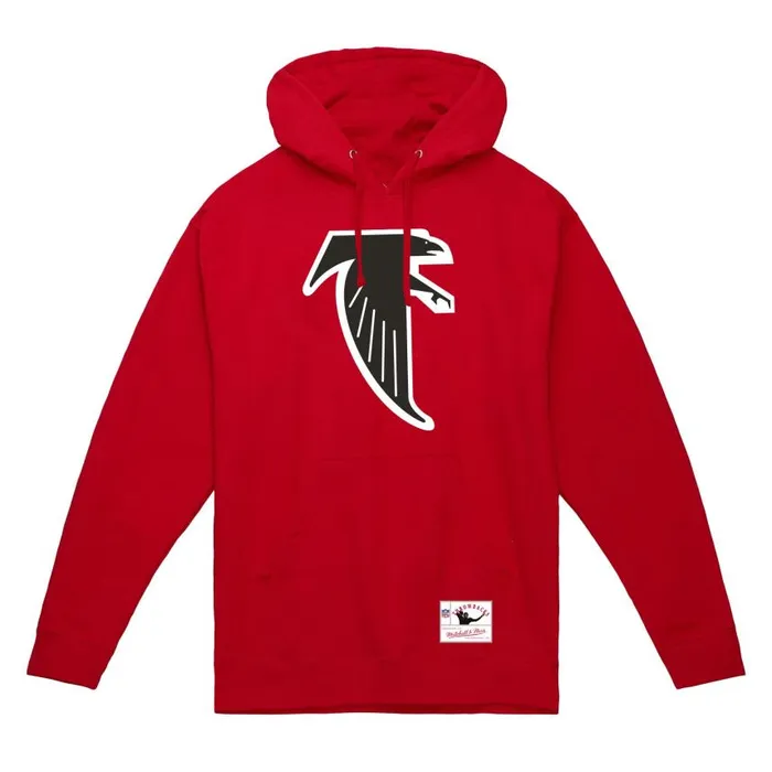 Mitchell and Ness Basic Logo 1 Hoodie Atlanta Falcons Men Hoodies and Sweatshirts Mitchell and Ness Basic Logo 1 Hoodie Atlanta Falcons Men Hoodies and Sweatshirts