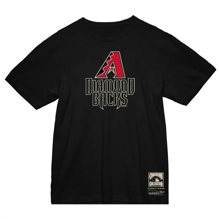 Mitchell and Ness Basic Logo 1 Tee Arizona Diamondbacks Men TShirts and Tops