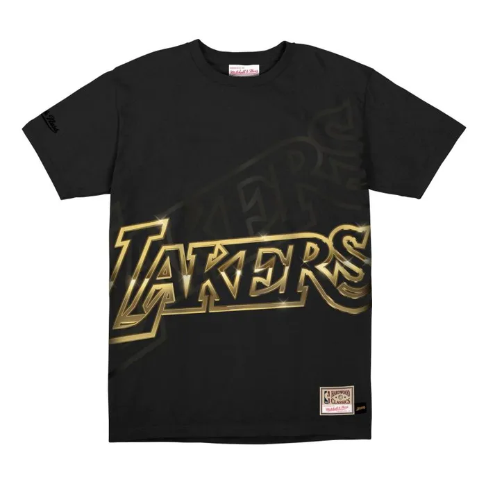 Mitchell and Ness Big Face 40 SS Tee Los Angeles Lakers Kids TShirts and Tops