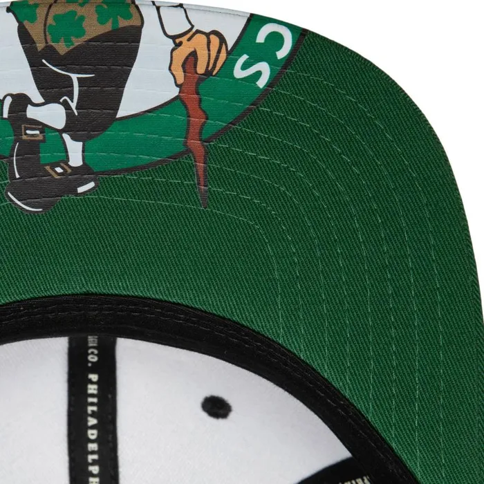 Mitchell and Ness Big Mouth Snapback Boston Celtics Men Hats and Headwear