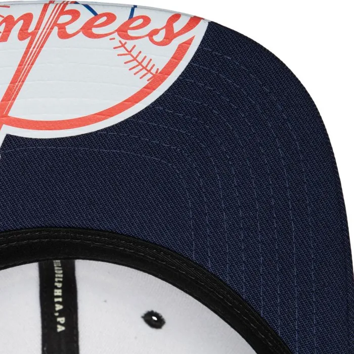 Mitchell and Ness Big Mouth Snapback New York Yankees Men Hats and Headwear Mitchell and Ness Big Mouth Snapback New York Yankees Men Hats and Headwear