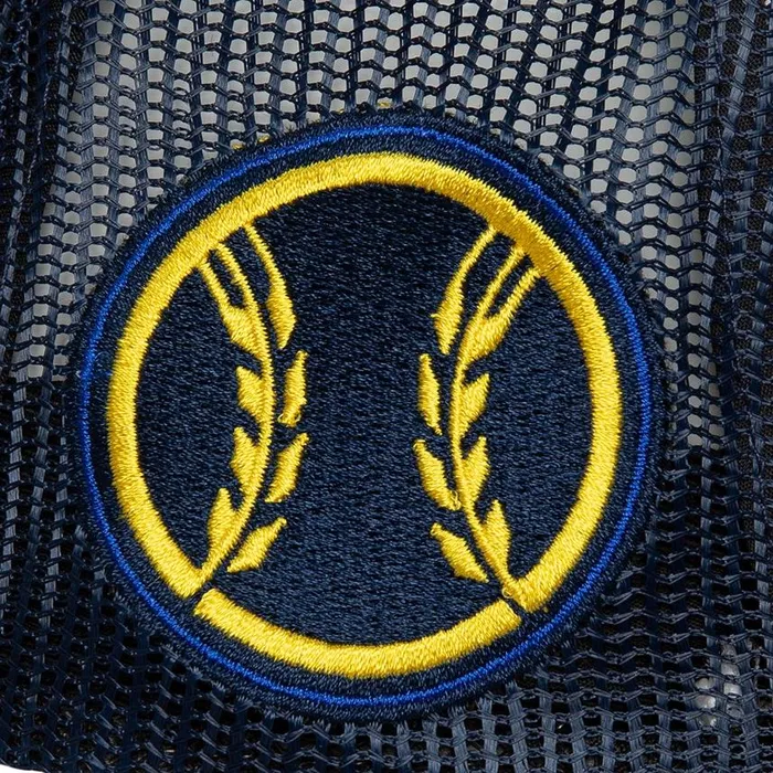Mitchell and Ness Blocker Trucker Milwaukee Brewers Men Hats and Headwear Mitchell and Ness Blocker Trucker Milwaukee Brewers Men Hats and Headwear