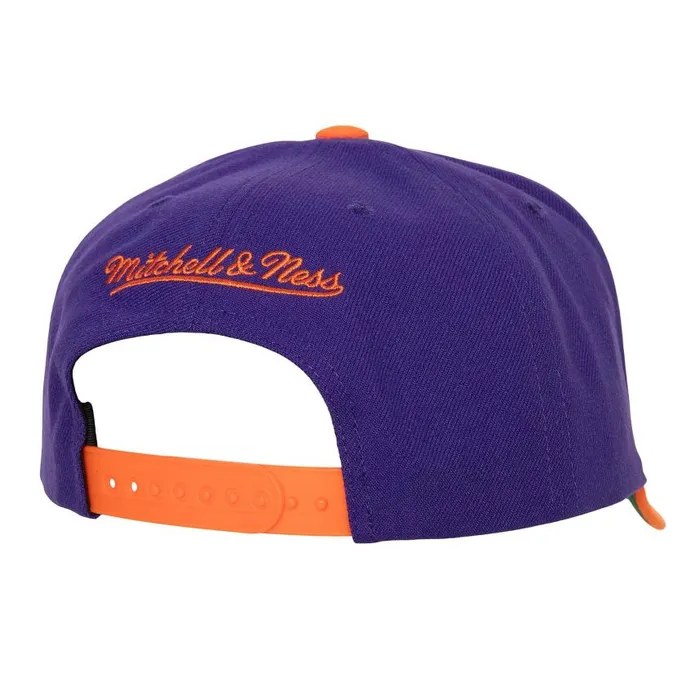 Mitchell and Ness Boom Text Pro Snapback HWC Phoenix Suns Men Hats and Headwear Mitchell and Ness Boom Text Pro Snapback HWC Phoenix Suns Men Hats and Headwear