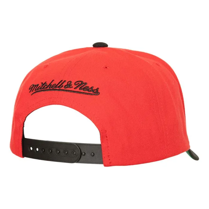 Mitchell and Ness Boom Text Pro Snapback Vntg Detroit Red Wings Men Hats and Headwear Mitchell and Ness Boom Text Pro Snapback Vntg Detroit Red Wings Men Hats and Headwear