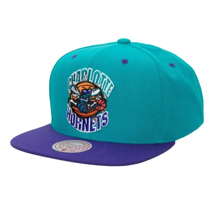 Mitchell and Ness Breakthrough Snapback HWC Charlotte Hornets Men Hats and Headwear Mitchell and Ness Breakthrough Snapback HWC Charlotte Hornets Men Hats and Headwear