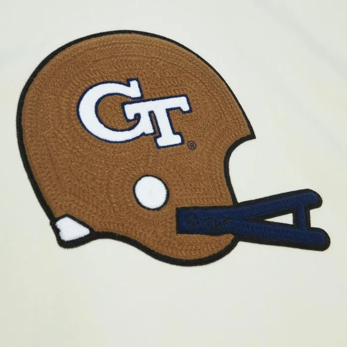 Mitchell and Ness Chainstitch Heavyweight Hoodie Retro Georgia Tech Men Hoodies and Sweatshirts Mitchell and Ness Chainstitch Heavyweight Hoodie Retro Georgia Tech Men Hoodies and Sweatshirts