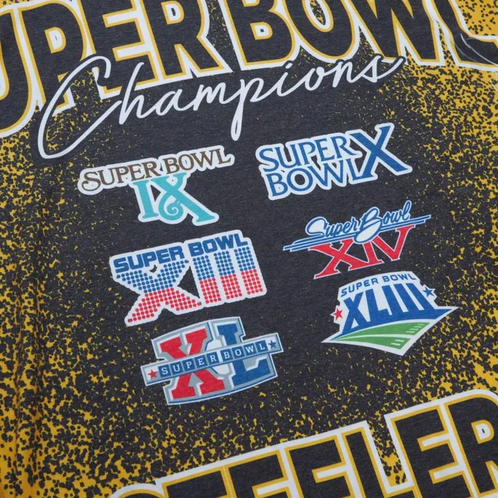 Mitchell and Ness Champ City Sublimated SS Tee Pittsburgh Steelers Men TShirts and Tops Mitchell and Ness Champ City Sublimated SS Tee Pittsburgh Steelers Men TShirts and Tops