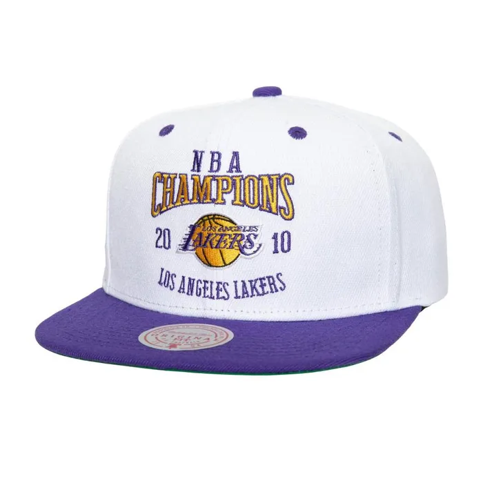 Mitchell and Ness Champ Series Snapback Los Angeles Lakers Men Hats and Headwear Mitchell and Ness Champ Series Snapback Los Angeles Lakers Men Hats and Headwear