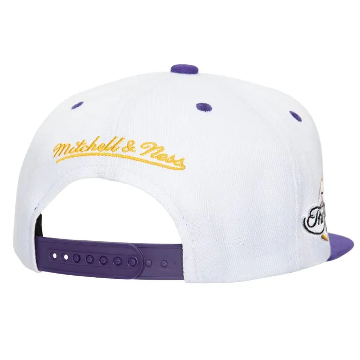 Mitchell and Ness Champ Series Snapback Los Angeles Lakers Men Hats and Headwear Mitchell and Ness Champ Series Snapback Los Angeles Lakers Men Hats and Headwear