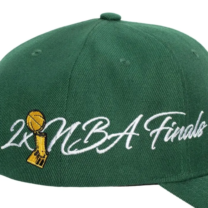 Mitchell and Ness Champ Wrap Pro Snapback Milwaukee Bucks Men Hats and Headwear Mitchell and Ness Champ Wrap Pro Snapback Milwaukee Bucks Men Hats and Headwear