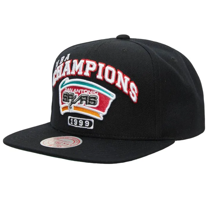 Mitchell and Ness Champs Snapback HWC San Antonio Spurs Men Hats and Headwear