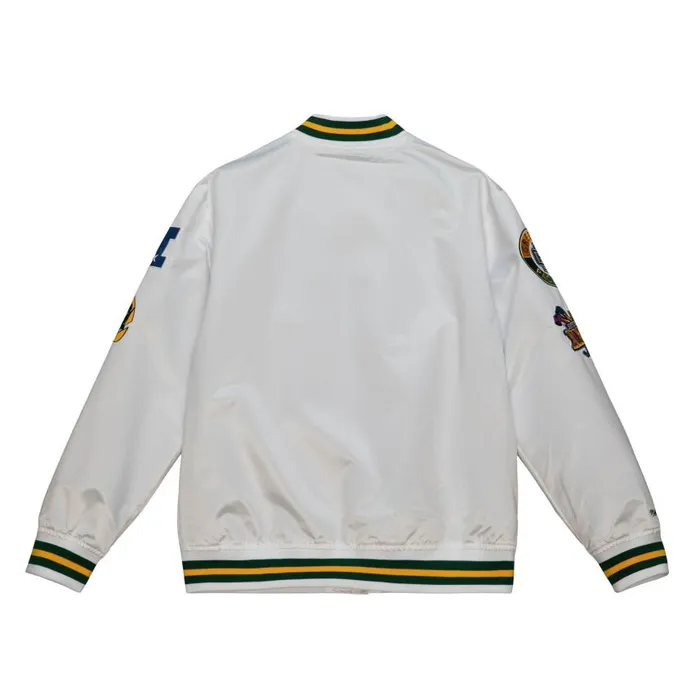 Mitchell and Ness City Collection Lightweight Satin Jacket Green Bay Packers Men Jackets and Outerwear Mitchell and Ness City Collection Lightweight Satin Jacket Green Bay Packers Men Jackets and Outerwear