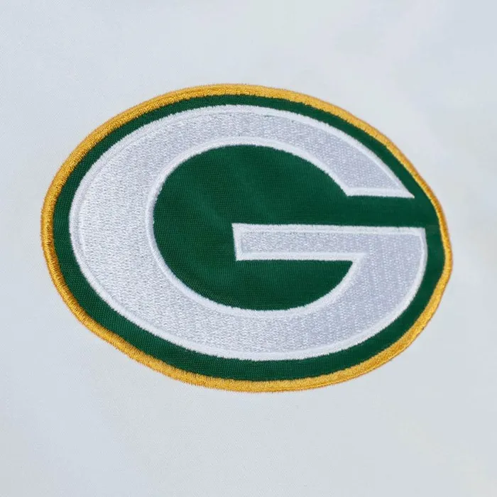 Mitchell and Ness City Collection Lightweight Satin Jacket Green Bay Packers Men Jackets and Outerwear Mitchell and Ness City Collection Lightweight Satin Jacket Green Bay Packers Men Jackets and Outerwear