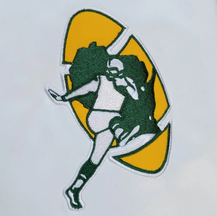 Mitchell and Ness City Collection Lightweight Satin Jacket Green Bay Packers Men Jackets and Outerwear Mitchell and Ness City Collection Lightweight Satin Jacket Green Bay Packers Men Jackets and Outerwear