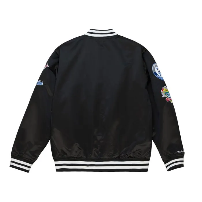Mitchell and Ness City Collection Lightweight Satin Jacket Los Angeles Dodgers Men Jackets and Outerwear Mitchell and Ness City Collection Lightweight Satin Jacket Los Angeles Dodgers Men Jackets and Outerwear