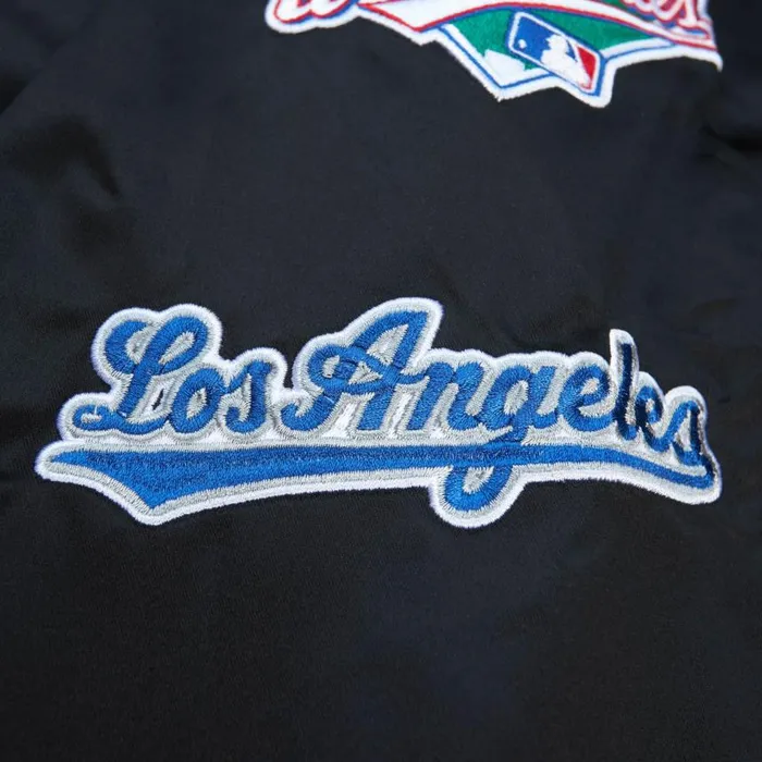 Mitchell and Ness City Collection Lightweight Satin Jacket Los Angeles Dodgers Men Jackets and Outerwear Mitchell and Ness City Collection Lightweight Satin Jacket Los Angeles Dodgers Men Jackets and Outerwear