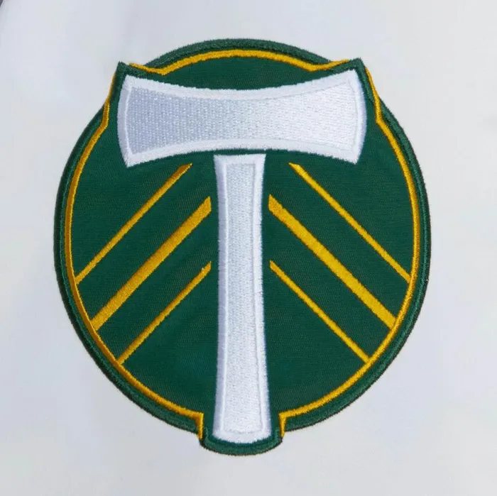 Mitchell and Ness City Collection Lightweight Satin Jacket Portland Timbers Men Jackets and Outerwear Mitchell and Ness City Collection Lightweight Satin Jacket Portland Timbers Men Jackets and Outerwear