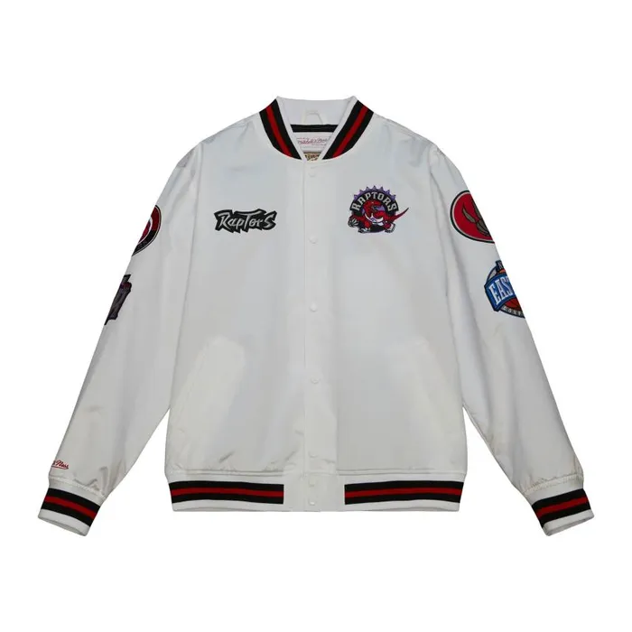 Mitchell and Ness City Collection Lightweight Satin Jacket Toronto Raptors Men Jackets and Outerwear Mitchell and Ness City Collection Lightweight Satin Jacket Toronto Raptors Men Jackets and Outerwear