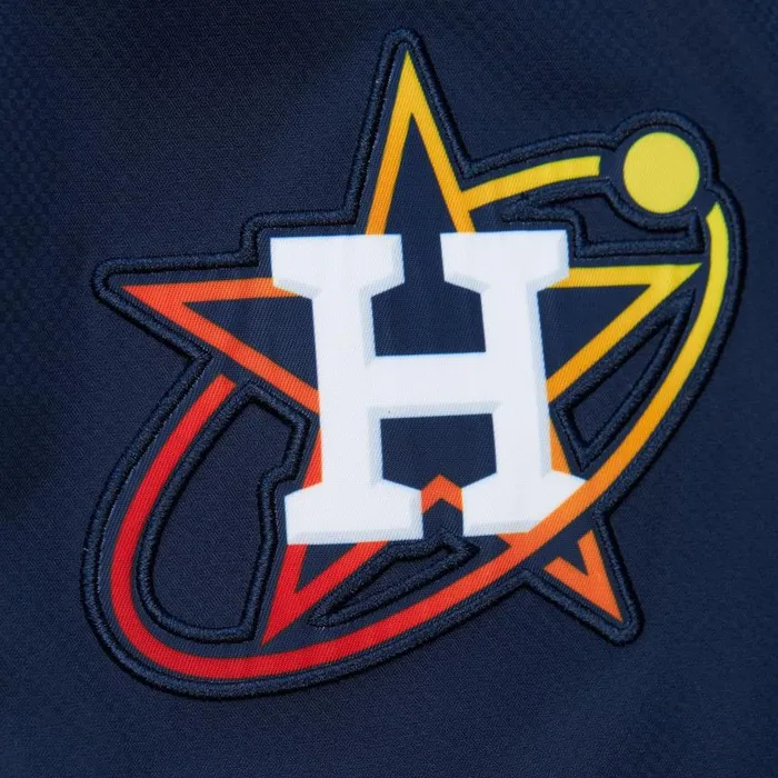 Mitchell and Ness City Connect Lightweight Anorak Current Logo Houston Astros Men Jackets and Outerwear Mitchell and Ness City Connect Lightweight Anorak Current Logo Houston Astros Men Jackets and Outerwear