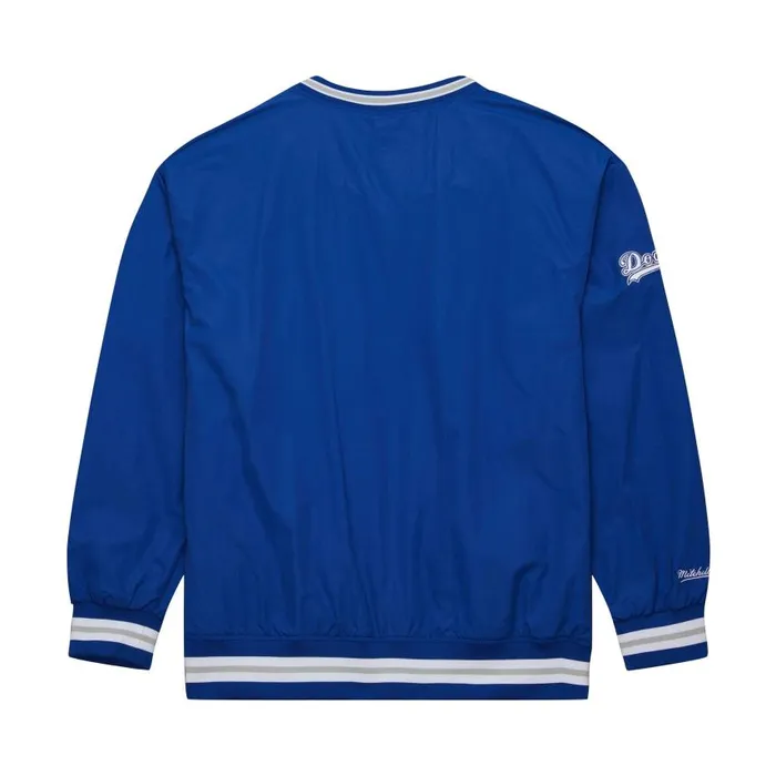 Mitchell and Ness Classic Nylon Pullover Vintage Logo Los Angeles Dodgers Men Jackets and Outerwear Mitchell and Ness Classic Nylon Pullover Vintage Logo Los Angeles Dodgers Men Jackets and Outerwear
