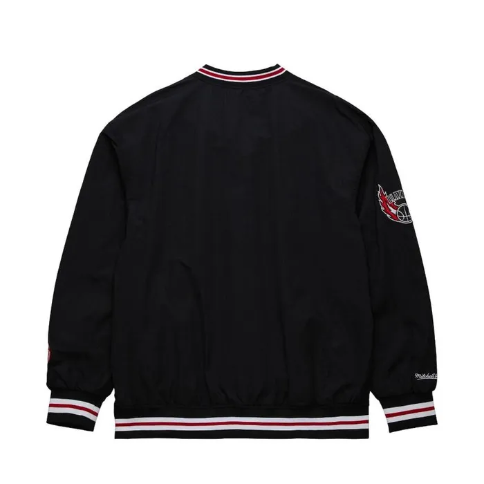 Mitchell and Ness Classic Nylon Pullover Vintage Logo Portland Trail Blazers Men Jackets and Outerwear Mitchell and Ness Classic Nylon Pullover Vintage Logo Portland Trail Blazers Men Jackets and Outerwear