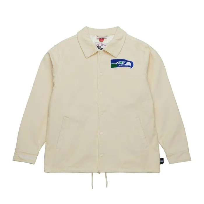Mitchell and Ness Collegiate Coaches Jacket Seattle Seahawks Men Jackets and Outerwear Mitchell and Ness Collegiate Coaches Jacket Seattle Seahawks Men Jackets and Outerwear
