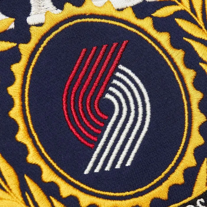 Mitchell and Ness Collegiate Crew Fleece Portland Trail Blazers Men Hoodies and Sweatshirts Mitchell and Ness Collegiate Crew Fleece Portland Trail Blazers Men Hoodies and Sweatshirts