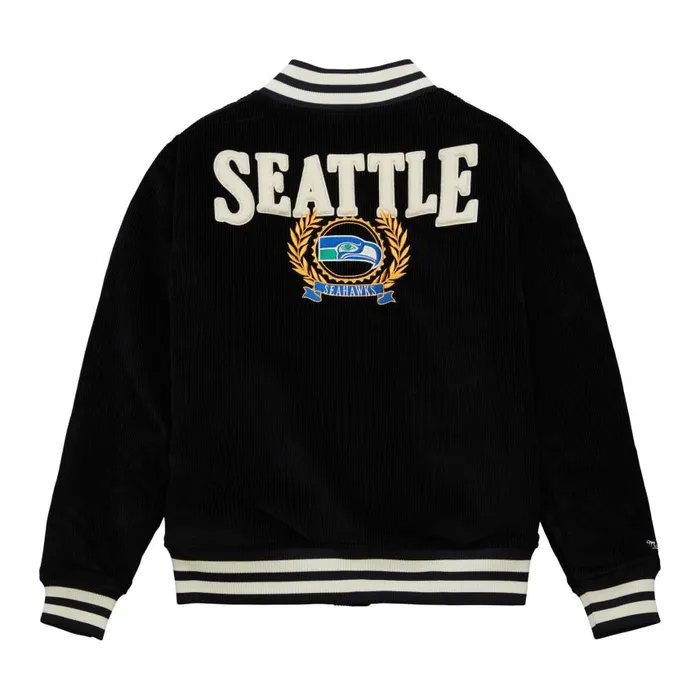 Mitchell and Ness Collegiate Varsity Jacket Seattle Seahawks Men Jackets and Outerwear Mitchell and Ness Collegiate Varsity Jacket Seattle Seahawks Men Jackets and Outerwear